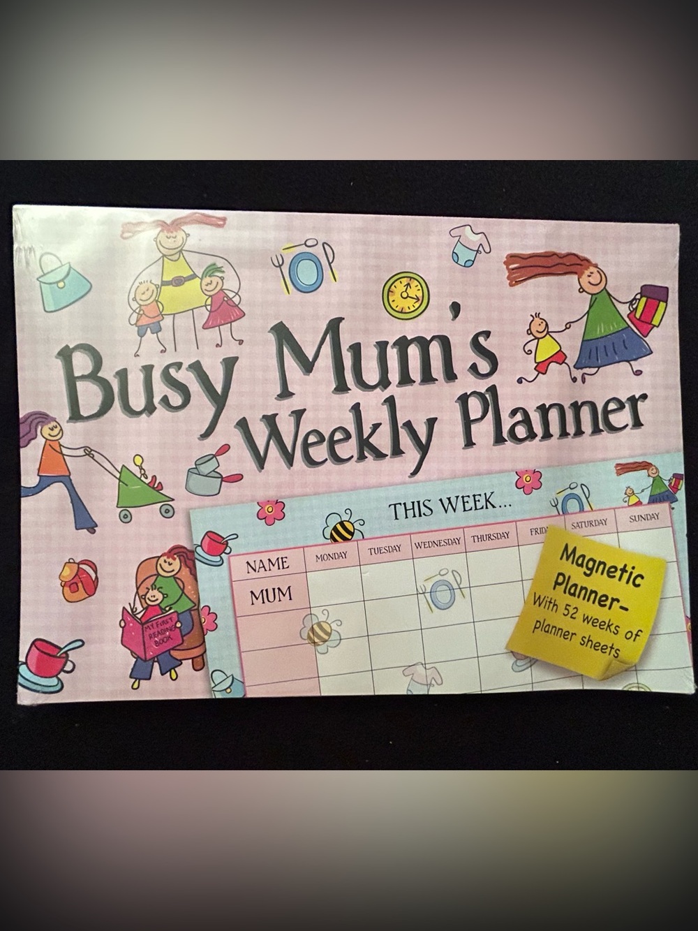 Brand New, Magnetic, “Busy Mum’s Weekly Planner”
